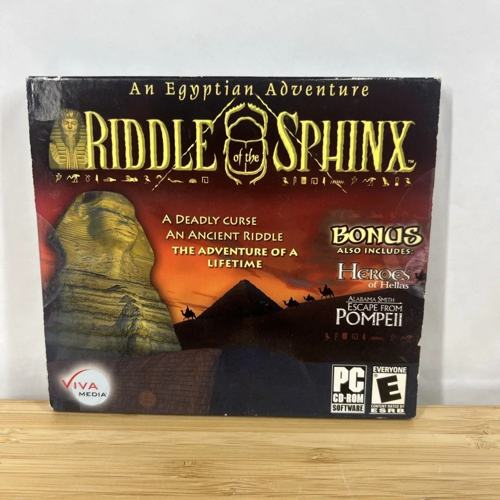 Riddle‎ of the Sphinx: An Egyptian Adventure (PC, 2000). Brand New Sealed!